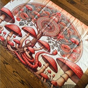 Mushroom Print Tapestry